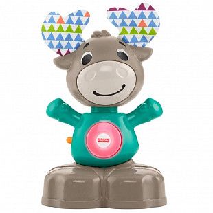 Музыкальная игрушка Fisher Price Музыкальный Лось GJB21 turquoise/violet