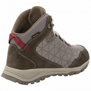 Ботинки женские Jack Wolfskin Activate Xt Texapore Mid W clay / burgundy