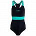 Купальник для плавания 25Degrees Triumph Black/Green 25D21-003-A полиамид
