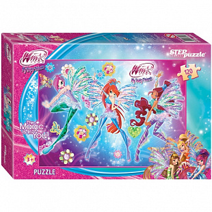Пазлы Step Puzzle 120 "Winx" (Rainbow) набор 6