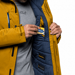 Куртка мужская Jack Wolfskin Troposphere Jacket M golden yellow