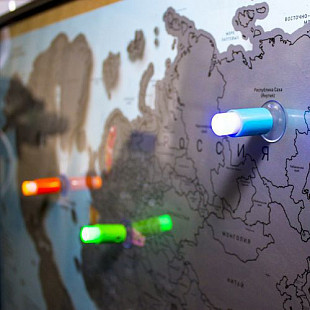LED-маркеры для карты