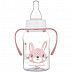 Бутылочка для кормления Canpol babies CUTE ANIMALS с ручками и узким горлышком 120 мл., 3 мес.+ (11/823) pink new