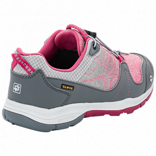 Полуботинки детские Jack Wolfskin Grivla Texapore Low G azalea red