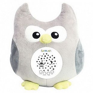 Ночник-проектор музыкальный Qunxing Toys "Совенок"  21 см FM666-26