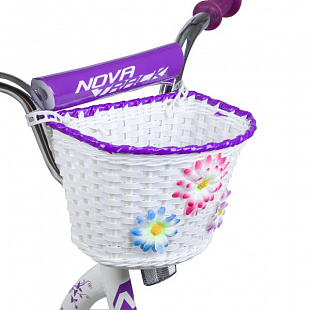 Велосипед Novatrack Butterfly 20" (2019) White/Violet 207BUTTERFLY.WVL9