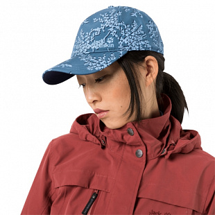 Кепка женская Jack Wolfskin Sonora Cap ocean wave all over 1908441-7717