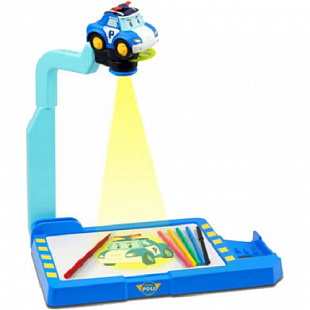 Игрушка Robocar Poli Доска для рисования с проектором 83017