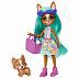 Игровой набор Enchantimals Друзья малыши Корги Криция (HLK83 HLK86)