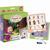 Игра настольная Vladi Toys С маркером Маша и Медведь VT2106-05