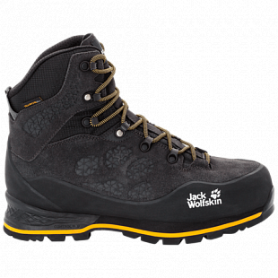 Ботинки мужские Jack Wolfskin Wilderness Xt Texapore Mid M phantom / burly yellow XT