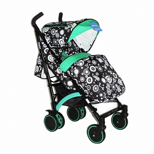 Коляска BabyHit Rainbow (Black-Green)