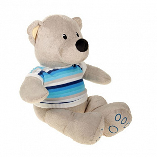 Мягкая игрушка Мальвина Медведь Степан 2.307.2 серый