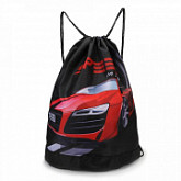 Мешок для обуви GRIZZLY OM-92-5 black/red