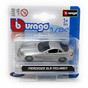 Машинка Bburago 1:64 Mercedes SLR McLaren (18-59007)