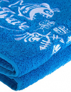 Полотенце Mad Wave Fish Towel blue/white