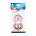 Пустышка Canpol babies Wild Nature Силиконовая Симметричная 6-18 мес., 2 шт. (23/955) coral