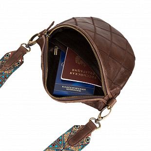 Женская сумка из кожи Pola 0500918-2 brown