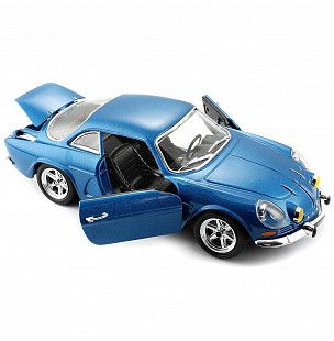 Коллекционная машина Bburago 1:24 Рено Альпин А110 1600 (18-22093) blue