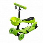 Самокат-беговел RS iTRIKE 3 в 1 lime