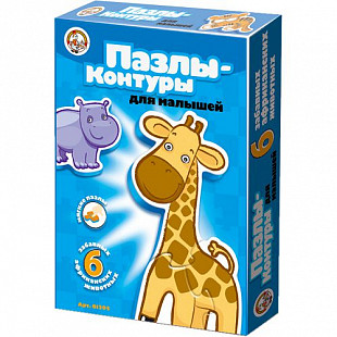 Контурные пазлы Десятое Королевство «Африканские животные» 001295