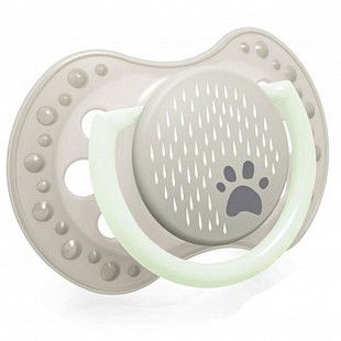 Пустышка силиконовая 0-3 мес. симметричной формы, динамическая LOVI Buddy Bear (22/863) 2 шт.