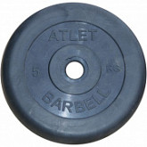 Диск обрезиненный Atlet MB-AtletB26-5