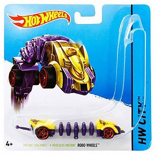 Машинка Hot Wheels Mutant Machines "Robo Wheels" (BBY78 BBY86)