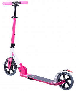 Самокат двухколесный Ridex Atom white/pink