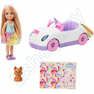 Кукла Barbie Челси и машина (GXT41)