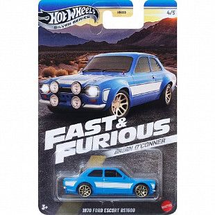 Машинка Hot Wheels Fast & Furious Toy Vehicle Ford Escort Rs1600 (HNR88 JBY32)