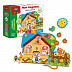 Игра-шнуровка с липучками Vladi Toys Домик друзей VT5303-01