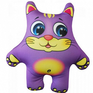 Мягкая игрушка Мнушки Кот фиолетовый Аи02жив27