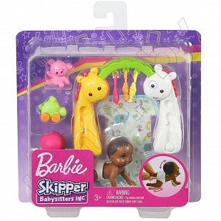 Игровой набор Barbie Ползающий младенец (GHV83 GHV85)