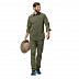 Рубашка мужская Jack Wolfskin Lakeside Roll-Up Shirt M woodland green