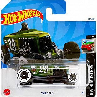 Машинка Hot Wheels Базовой коллекции Max Steel 19/250 (5785 HTD61) mainline 2024
