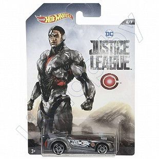 Машинка Hot Wheels Justice League Cyborg 6/7 (DWD02 DWD06)