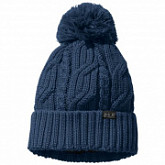 Шапка Jack Wolfskin Stormlock Pompom Beanie dark indigo