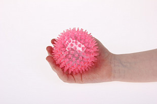 Массажный шарик Bradex C подсветкой 7.5 см DE 0524 pink