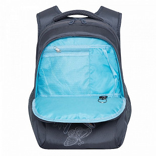 Рюкзак школьный GRIZZLY RG-161-3 /2 dark grey