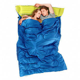 Спальный мешок Naturehike двойной с подушками blue 185 SD15M030-J