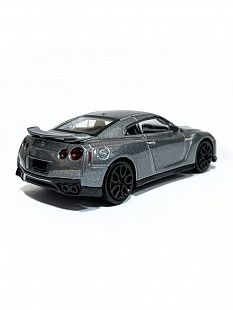 Машинка Bburago 1:43 Nissan GT-R (18-30000/18-30135) metallic silver