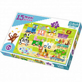 Пазл Trefl Поезд с числами 15 шт 14278