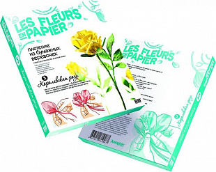 Творческий набор Josephin 74069 Плетение из бумаги «Королевская роза» 957005