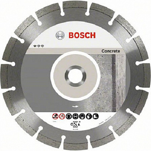 Алмазный круг Bosch 125х22,23 мм бетон 2608602197