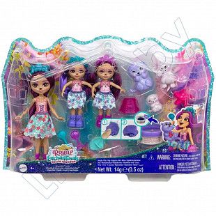 Кукла Enchantimals Семья Оттавии Выдры (HCF94 HCF96)