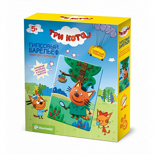 Гипсовый барельеф Fantazer Три кота Компот FN-405116