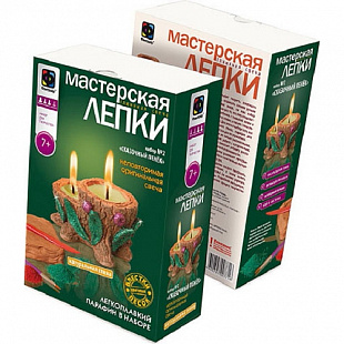 Творческий набор Fantazer 67763 Глиняная свеча «Сказочный пенек» 217022