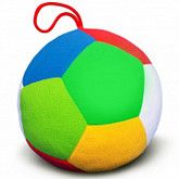 Игрушка мяч с погремушкой Мякиши Футбол 008