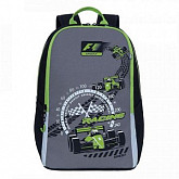 Рюкзак школьный GRIZZLY RB-151-4 /2 light green